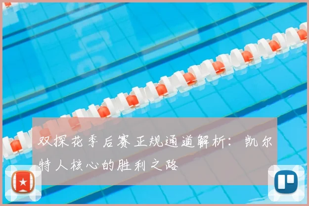 双探花季后赛正规通道解析:凯尔特人核心的胜利之路
